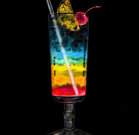 Cocktail Rainbow Lemonade